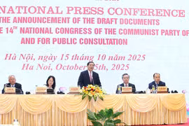 At the international press conference (Photo: VNA)