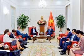 Foreign Minister Le Hoai Trung meets with French Ministry for Europe and Foreign Affairs, in Hanoi on July 8, 2026. (Photo: Ministry of Foreign Affairs)