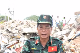 Maj. Gen. Pham Van Ty, Deputy Director of the Rescue and Relief Department (Photo: qdnd.vn)