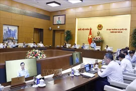 At the 46th session of the NA Standing Committee (Photo: VNA)