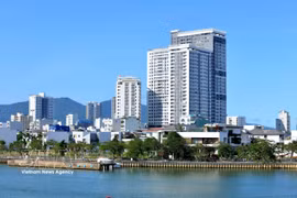 Apartment buildings in the central city of Da Nang (Photo: VNA)
