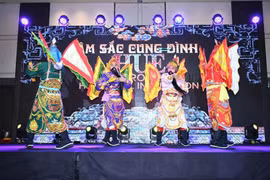 The Hue royal court music performed at the event (Photo: Vietnam National Authority of Tourism)