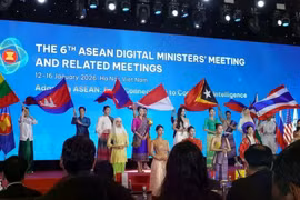 The sixth ASEAN Digital Ministers’ Meeting (ADGMIN) approves the Hanoi Declaration on digital cooperation, reaffirming the bloc’s goals and principles as outlined in the 1967 Bangkok Declaration and the ASEAN Charter. (Photo: ASEAN/Facebook)
