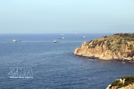 The Ca Na general port in Ca Na commune, Khanh Hoa province, will serve as a transshipment hub for the development of the renewable energy industry and services centre. (Photo: VNA)