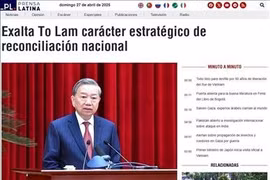 An article of Prensa Latina's special series marking the 50th anniversary of the liberation of the South and national reunification (April 30, 1975 – 2025). (Photo: VNA)