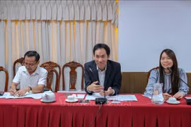 Deputy Chief Representative of JICA Vietnam Fukuda Chihiro speaks at the working session. (Photo: VNA)