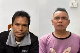 The accused proposed for prosecution (from left) are Dinh Yum, Thong, Roh and Di. (Photo: Gia Lai Department of Public Security)