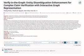 Viettel AI's Verify-in-the-Graph at the prestigious NAACL 2025 conference held in the US. ( Image courtesy of Viettel)