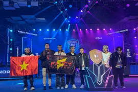 Vietnamese representative Team Fancy United Esports at the APAC Predator League 2026. (Photo published by VNA)
