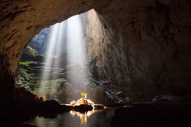 The majestic beauty of Son Doong cave. (Photo: VNA)