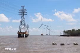 Ca Mau province’s coastal areas offer favourable conditions for renewable energy development. (Photo: VNA)