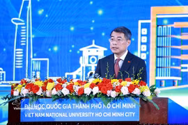Prime Minister Le Minh Hung speaks at the ceremony (Photo: VNA)