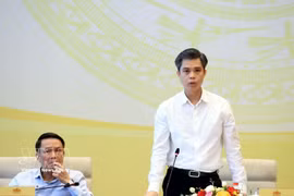 Nguyen Van Chien, Vice Chairman of the Party Central Committee’s Commission for Publicity, speaks at the press conference on October 13, 2026. (Photo: VNA)