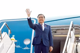 National Assembly President Tran Thanh Man concludes his official visit to China (Photo: VNA)