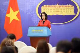 Spokeswoman of the Ministry of Foreign Affairs Pham Thu Hang (Photo: VNA)