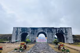 A corner of Ho Dynasty Citadel World Heritage Site (Photo: VNA)