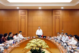General Secretary of the Communist Party of Vietnam Central Committee and President To Lam speaks at the working session with the Party Central Committee’s Commission for Organisation on August 20. (Photo: VNA)
