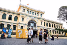 Saigon Central Post Office - a landmark site in HCM City (Photo: VNA)