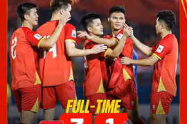 Vietnam secured a 3-1 victory over Nepal in their 2027 Asian Cup qualifying match on the evening of October 9. (Source: Vietnam Football Federation)