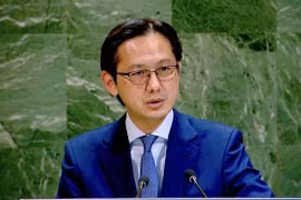 Ambassador Do Hung Viet, Permanent Representative of Vietnam to the UN, speaks at the annual plenary debate on oceans and the law of the sea held by the 80th session of the UN General Assembly (UNGA 80). (Photo: VNA)