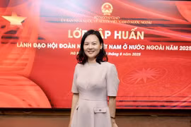Tran Ha My, Director of the Vietnam Innovation Network in France (VINEU France) and President of the Vietnam Young Entrepreneurs Association in Europe (VYBE) (Photo: VNA)