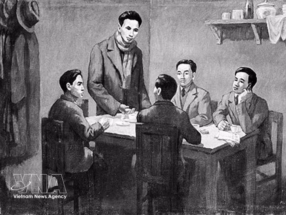 From January 6 to February 7, 1930, a conference to unite communist organisations and establish the Communist Party of Vietnam was held in Hong Kong, China, under the chairmanship of Nguyen Ai Quoc, representing the Communist International. (Photo published by VNA)