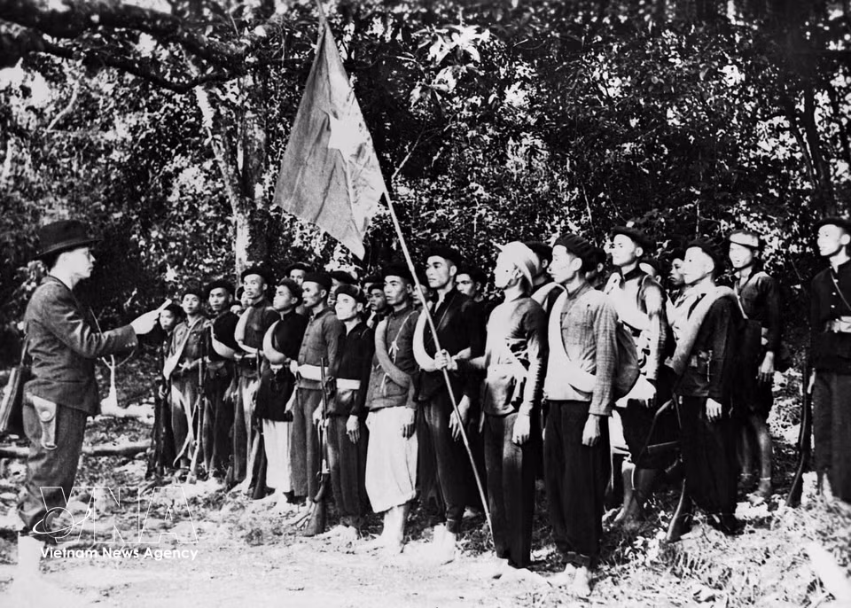 On December 22, 1944, the Vietnam Propaganda Unit of Liberation Army, the predecessor of the Vietnam People’s Army, was established in Cao Bang under the command of Vo Nguyen Giap, marking a new development in the armed revolutionary struggle. (Photo: VNA)