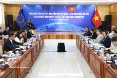 An overview of the 7th meeting of the Vietnam-EU Joint Committee. (Photo: VNA)