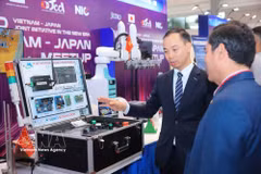 Science, technology and innovation products on display. (Photo: VNA) 