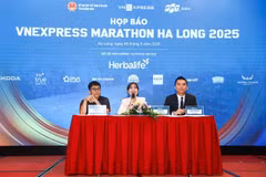 Organisers introduce the fourth season of the VnExpress Marathon Hạ Long 2025. (Photo: VnExpress Marathon organisers)