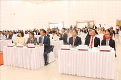 At the forum on promoting the East-West economic corridor held in Sekong on May 23 (Photo: VNA)