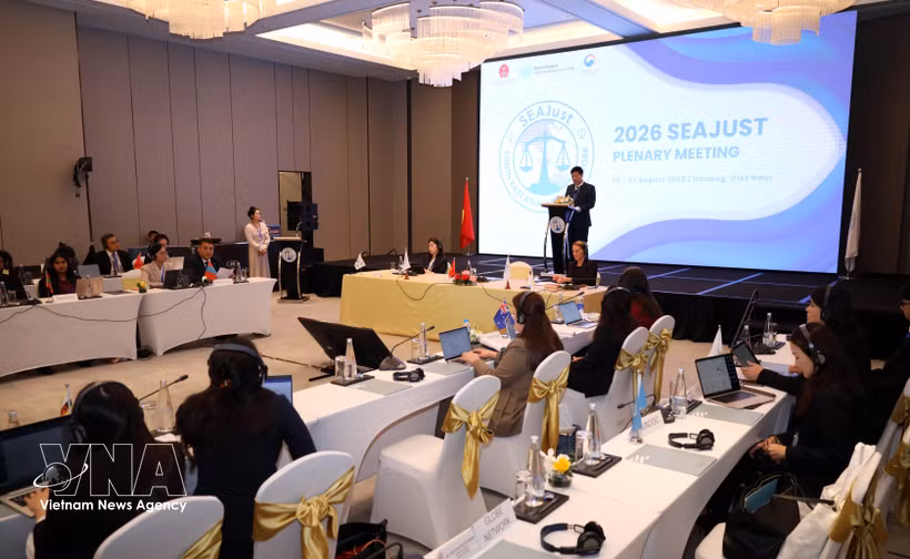 At the 2026 Plenary Meeting of the Southeast Asia Justice Network (SEAJust) in Da Nang on August 25, 2026. (Photo: VNA)