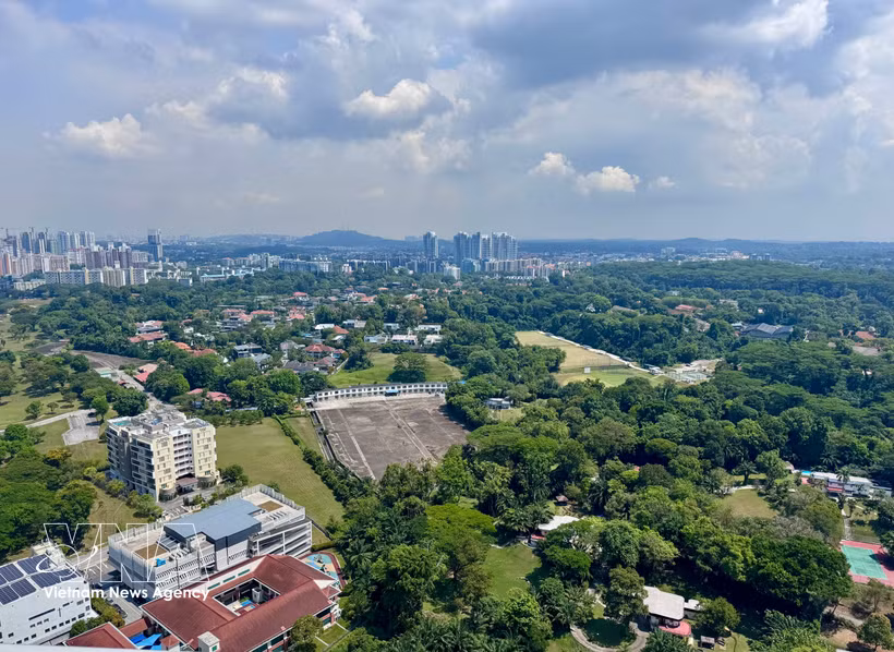 A green corner of Singapore. (Photo: VNA)
