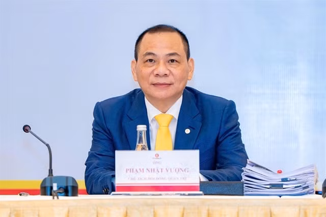 Pham Nhat Vuong, chairman of Vingroup. The establishment of the new company helps the conglomerate expand its activities into areas related to infrastructure and energy. (Photo courtesy of Vingroup)