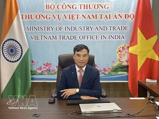 Vietnamese Trade Counsellor in India Bui Trung Thuong (Photo: VNA)