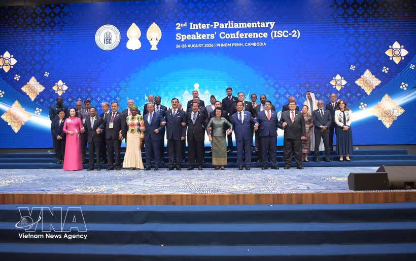 Delegates at the Second Inter-Parliamentary Speakers’ Conference in Phnom Penh, Cambodia. (Photo: VNA)