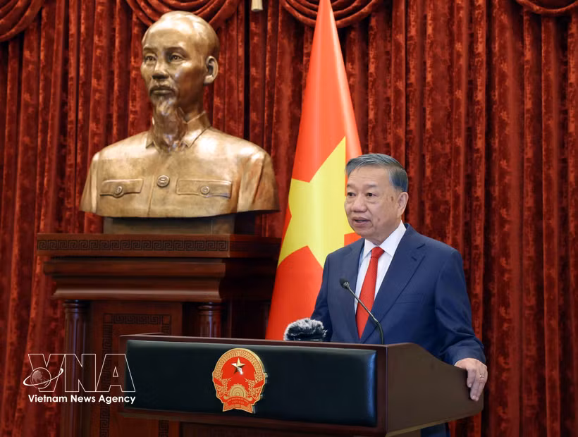 General Secretary of the Communist Party of Vietnam Central Committee and President To Lam (Photo: VNA)