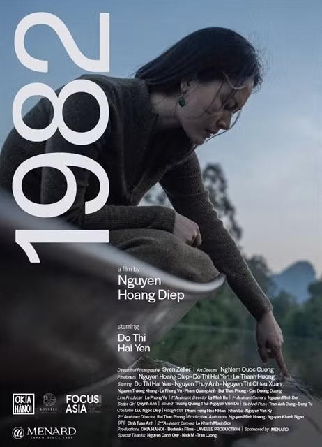 The poster for "1982" features actress Do Thi Hai Yen (Photo: O Kia Hanoi Productions) 