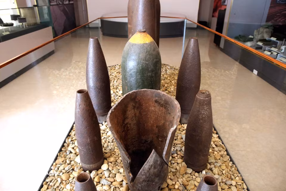 Numerous artefacts, documents and wartime remnants are displayed at the Long Dai II Ferry Historical Site, helping recreate the period when the area was a wartime “fire zone” along the strategic Truong Son transport route. (Photo: VNA)
