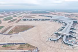 Long Thanh Airport construction accelerates as key packages near completion