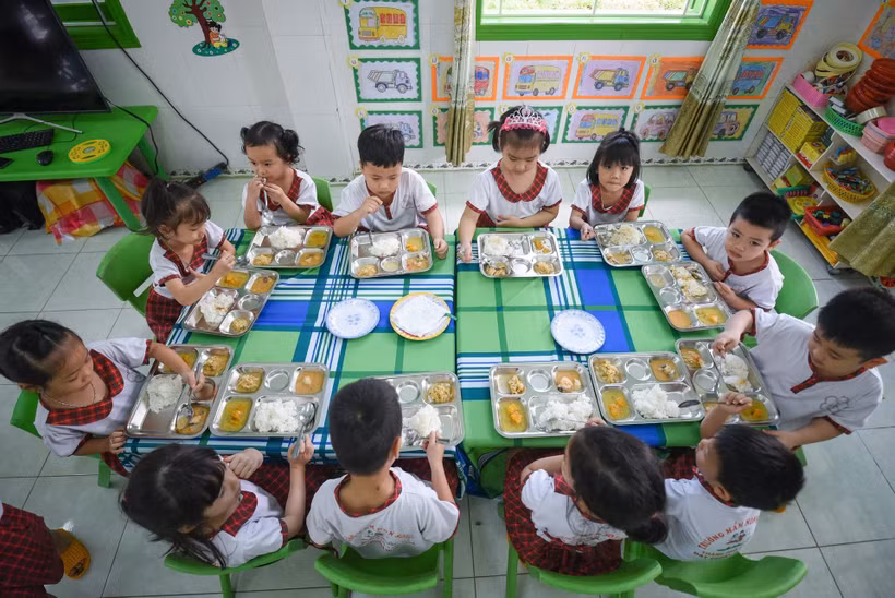 A nutritious school meal (Photo: TH)
