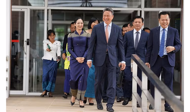Sun Chanthol, Deputy Prime Minister and First Vice-Chairman of the Council for the Development of Cambodia, led the working group for the negotiation mission on the Cambodia-US Free Trade Agreement last month. (Photo: khmertimeskh.com)