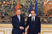 General Secretary and President To Lam meets with French Prime Minister