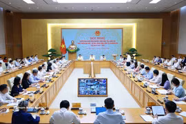 An overview of the conference to launch the 2026–2035 national target programme on cultural and socio-economic development, rural development, and development in ethnic minority and mountainous areas. (Photo: VNA)