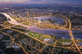 Perspective view of the Red River Boulevard axis. (Photo: VNA) 