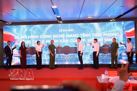 Ho Chi Minh City launches three innovative and people-centred digital transformation models. (Photo: VNA)