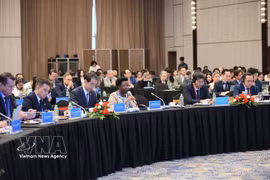 Participants in the ministerial-level roundtable on digital and AI cooperation, themed “Building Smart Connectivity, Governing AI, Enabling AI Transformation”, held in Quang Ninh city on October 28, 2026. (Photo: VNA)