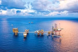 An offshore jack-up rig under the operation of Petrovietnam. (Photo: pvn.vn)