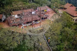 Hoa Yen Pagoda, part of the Yen Tu Historical Relic and Scenic Complex in Quang Ninh), was originally built during the Ly Dynasty (1009-1225) and has been restored multiple times throughout history. (Photo: VNA)
