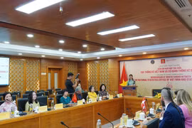 An overview of the signing ceremony at the National Statistics Office of Vietnam. (Photo: NSO)